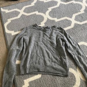 gray brandy sweater